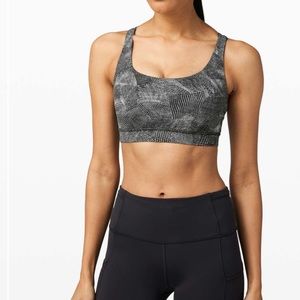 Lululemon Energy Bra *Medium Support, B–D Cup
Velocity Mesh Island Mist Black